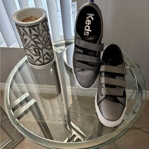 Keds Kids' Gray Sneakers with Velcro Straps